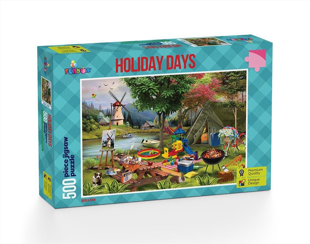 Holiday Days Camping 500 Piece Puzzle | Merchandise