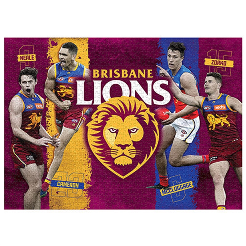 Brisbane Lions 4 Player 1000 Piece Puzzle/Product Detail/Auto and Sport