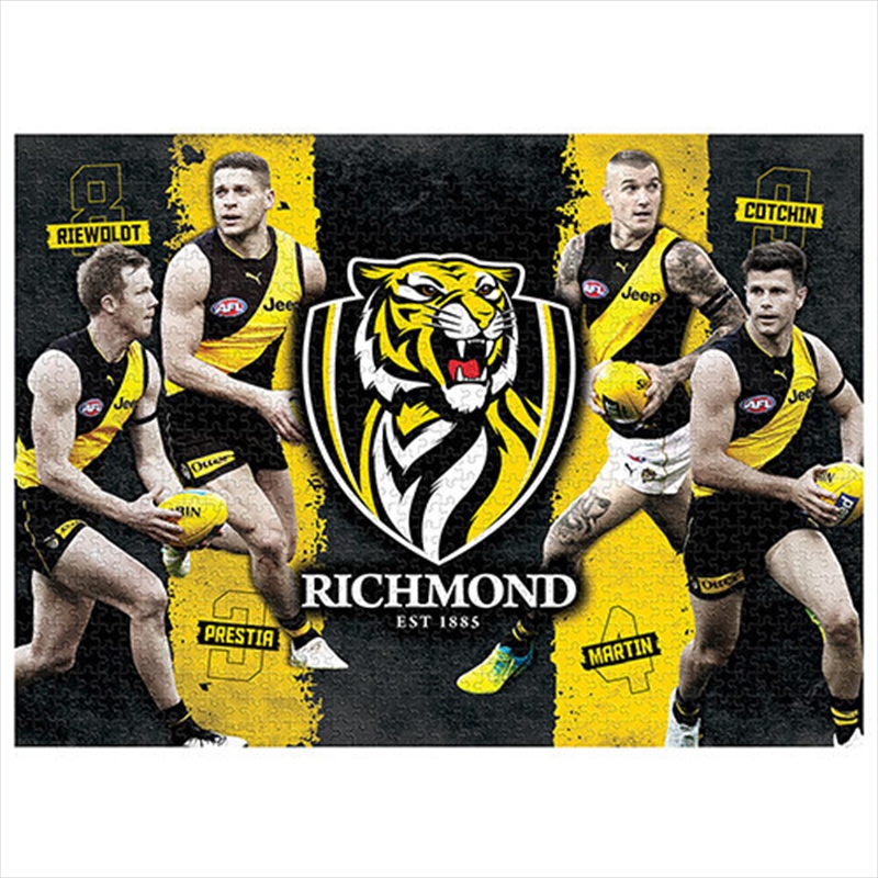 Richmond Tigers 4 Player 1000 Piece Puzzle/Product Detail/Auto and Sport