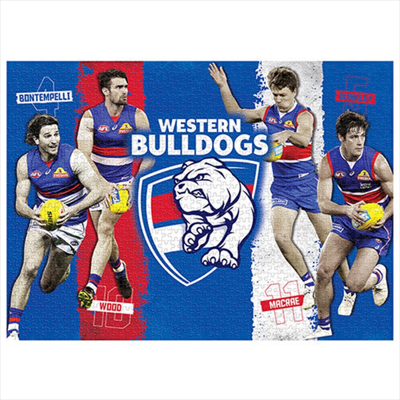 Western Bulldogs 4 Player 1000 Piece Puzzle/Product Detail/Auto and Sport