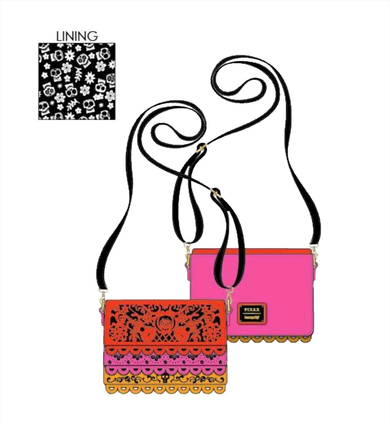 Loungefly - Coco - Diecut Party Flags Crossbody | Apparel