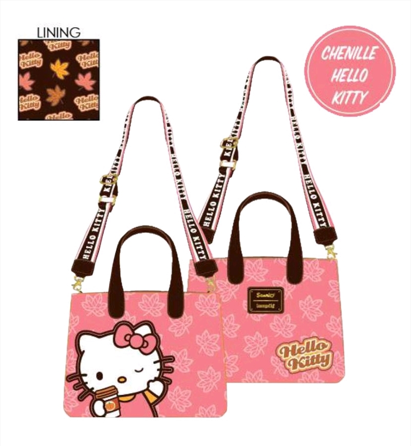 Hello Kitty Pumpkin Spice Latte Wave Crossbody Bag, Apparel Sanity