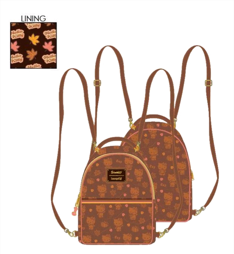 Hello Kitty Pumpkin Spice Mini Backpack, Apparel Sanity