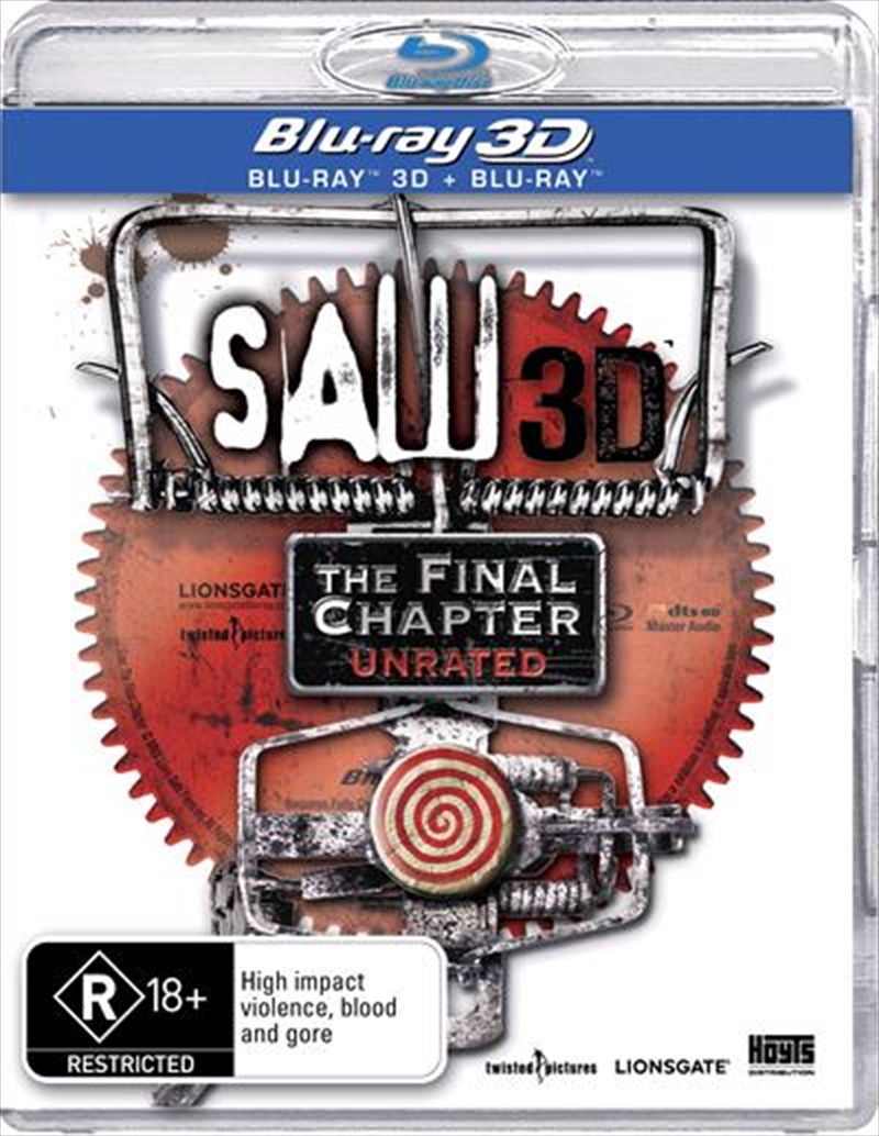 Saw - The Final Chapter  3D Blu-ray/Product Detail/Horror