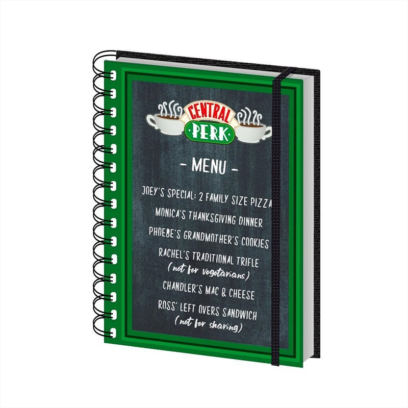 Friends Central Perk Menu Notebook | Merchandise