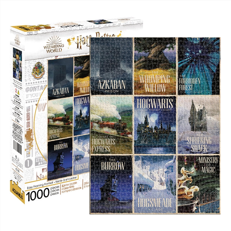 Harry Potter - Travel Posters 1000 Piece Puzzle/Product Detail/Film and TV