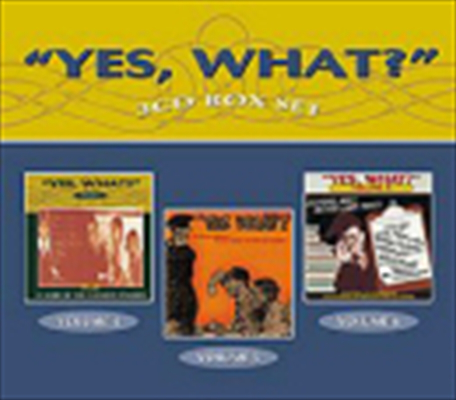 Yes, What ...Volumes 4-6/Product Detail/Comedy