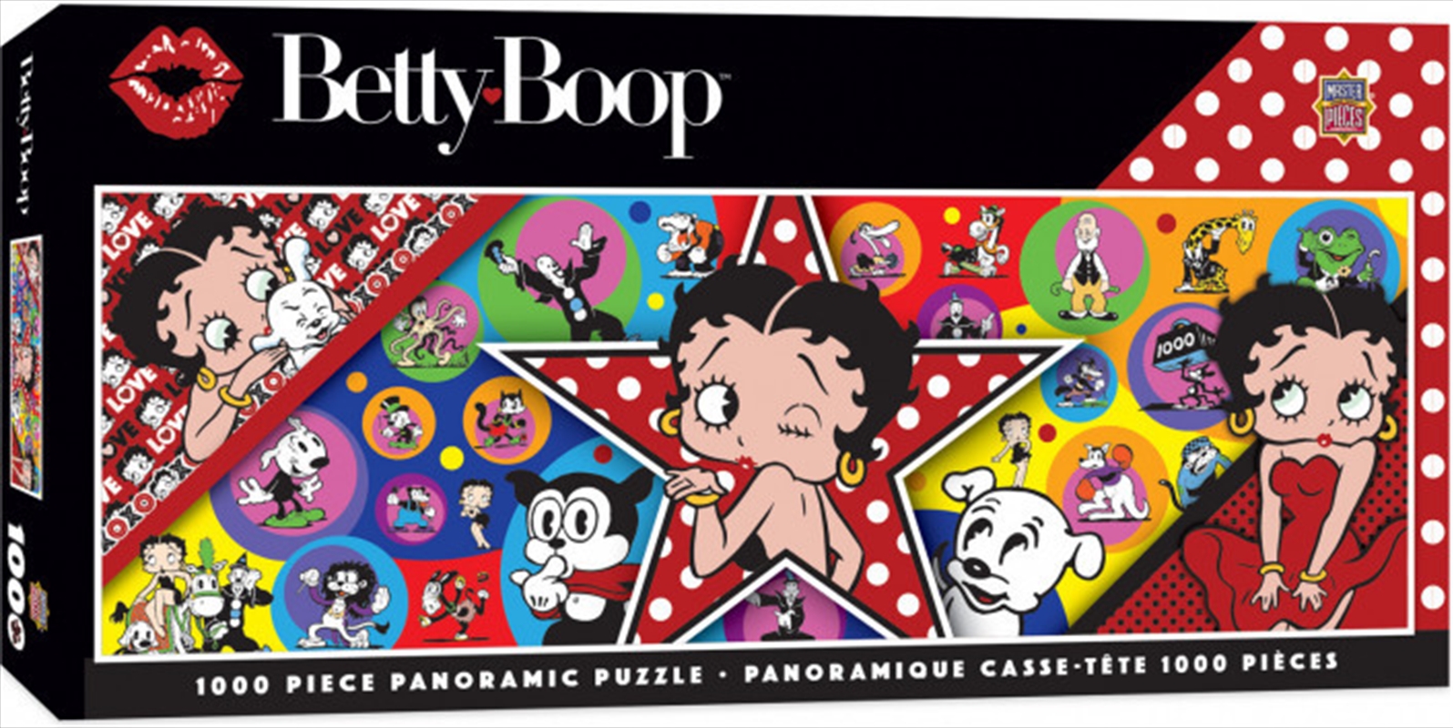 Licensed Panoramic Betty Boop 1000 Piece Puzzle:/Product Detail/Film and TV