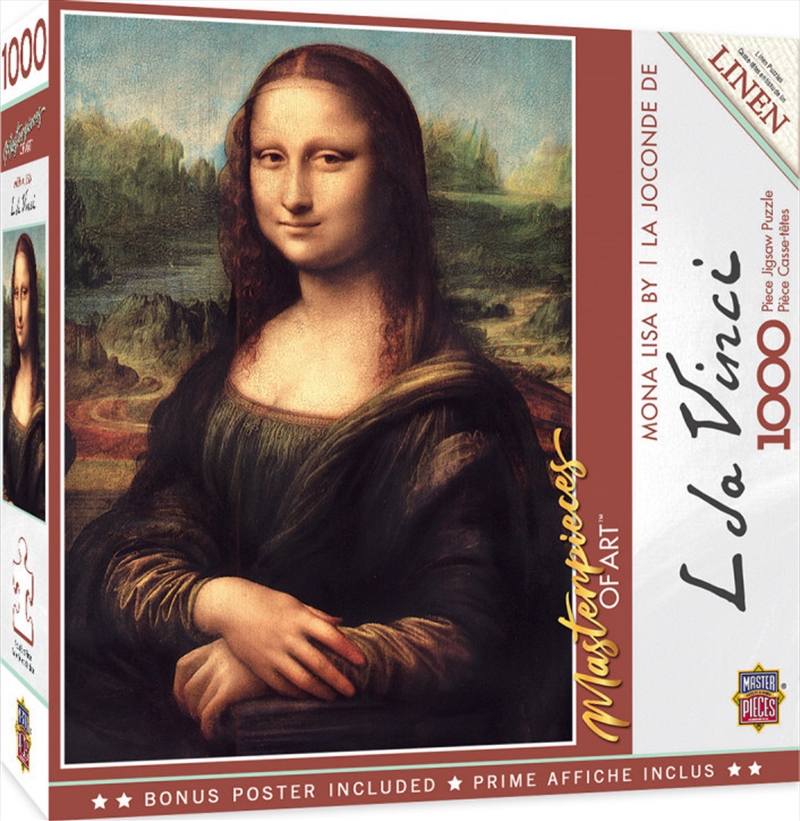 Masterpieces Of Art Mona Lisa 1000 Piece Puzzle/Product Detail/Art and Icons