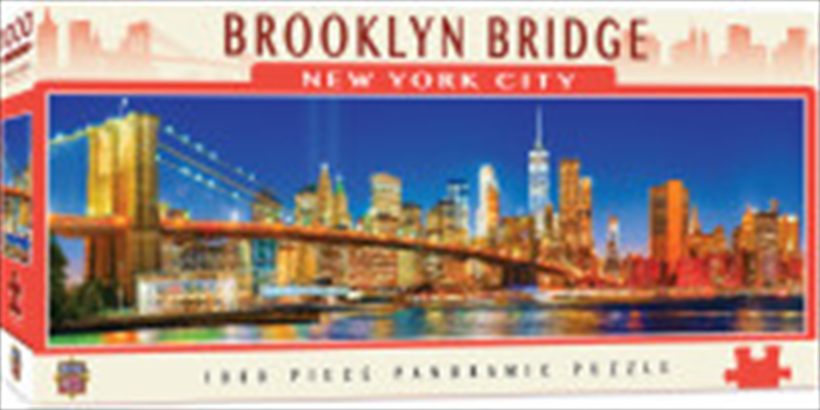 Panoramic Brooklyn Bridge NYC1000 Piece Puzzle | Merchandise
