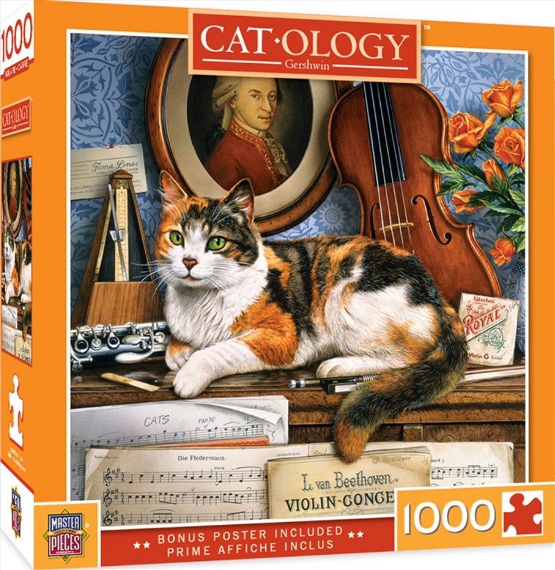 Catology Gerschwin 1000 Piece Puzzle/Product Detail/Art and Icons
