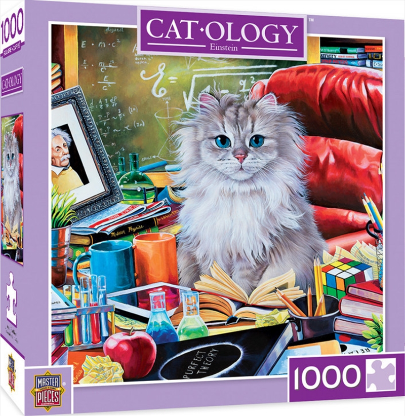 Catology Einstein 1000 Piece Puzzle/Product Detail/Art and Icons