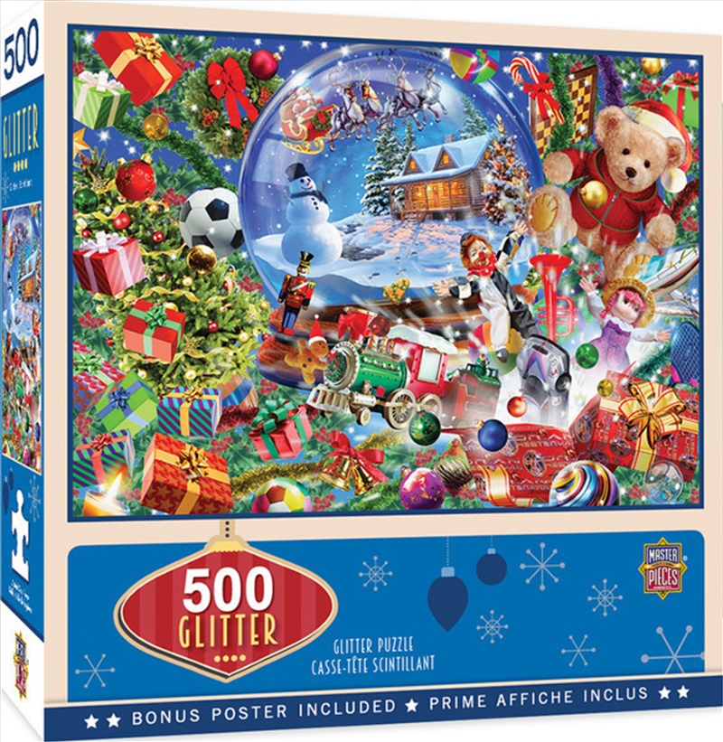 Holiday Glitter Snow Globe Dreams Puzzle 500 Piece/Product Detail/Art and Icons