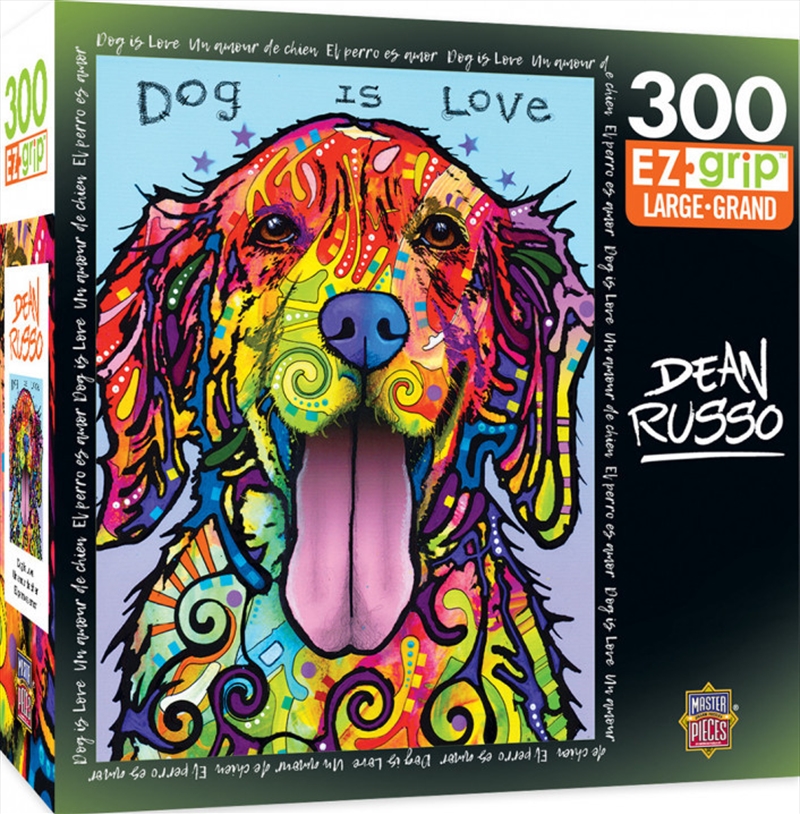 Dean Russo Dog Is Love Ez Grip 300 Piece Puzzle/Product Detail/Art and Icons