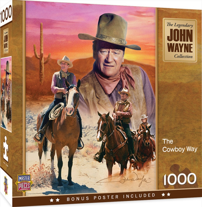 John Wayne The Cowboy Way 1000 Piece Puzzle/Product Detail/Film and TV