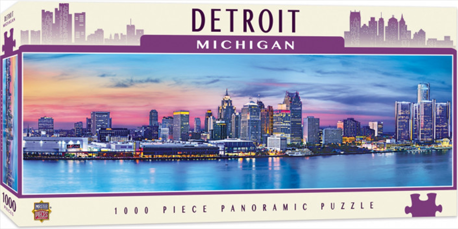 City Panoramic Detroit 1000 Piece Puzzle/Product Detail/Destination