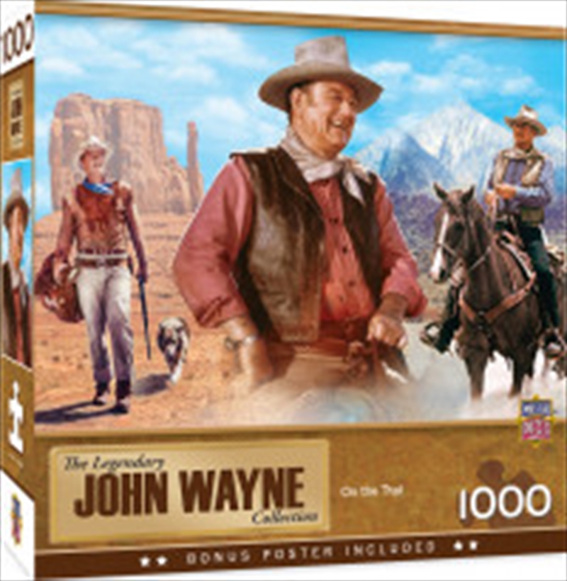 John Wayne On The Trail 1000 Piece Puzzle/Product Detail/Film and TV