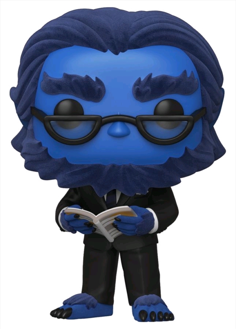 X-Men (2000) - Beast Flocked 20th Anniversary US Exclusive Pop! Vinyl [RS]/Product Detail/Movies