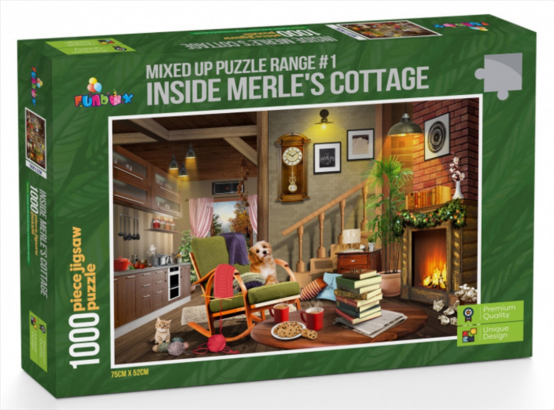 Funbox Puzzle Inside Merles Cottage Puzzle 1000 pieces/Product Detail/Destination