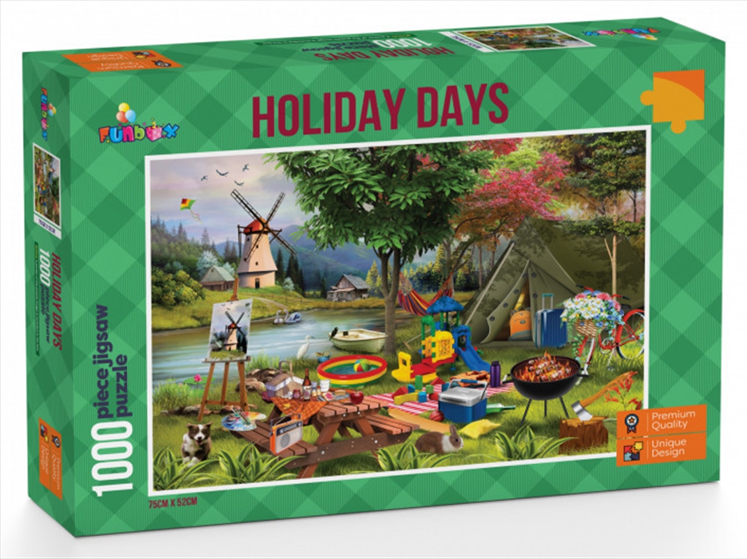 Funbox Puzzle Holiday Days Camping Puzzle 1000 pieces | Merchandise