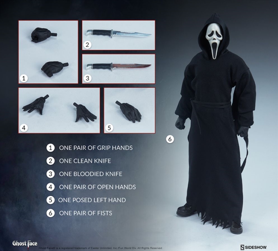 Scream - Ghostface 1:6 Scale 12" Action Figure/Product Detail/Figurines
