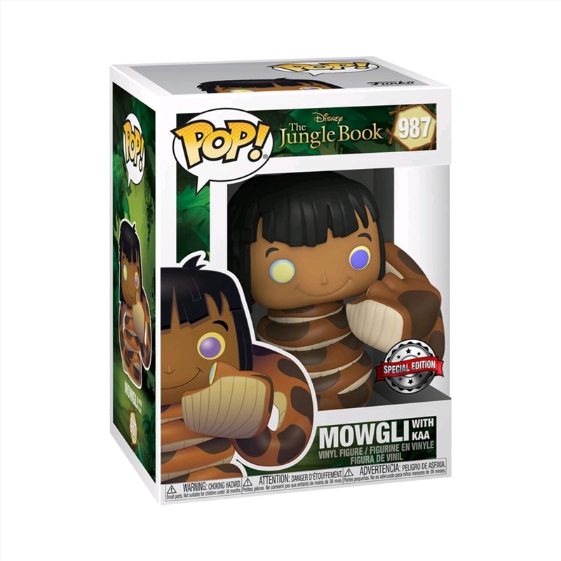 Jungle Book - Mowgli with Kaa US Exclusive Pop! Vinyl [RS]/Product Detail/Movies
