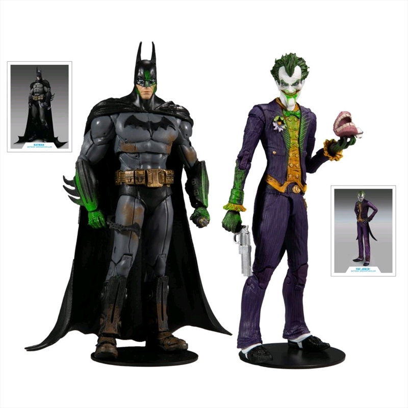Batman Arkham Asylum - Batman & Joker 7" Action Figure 2-pack/Product Detail/Figurines