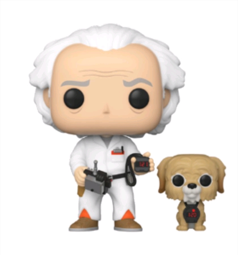 Back to the Future - Doc with Einstein US Exclusive Pop! Vinyl [RS]/Product Detail/Movies