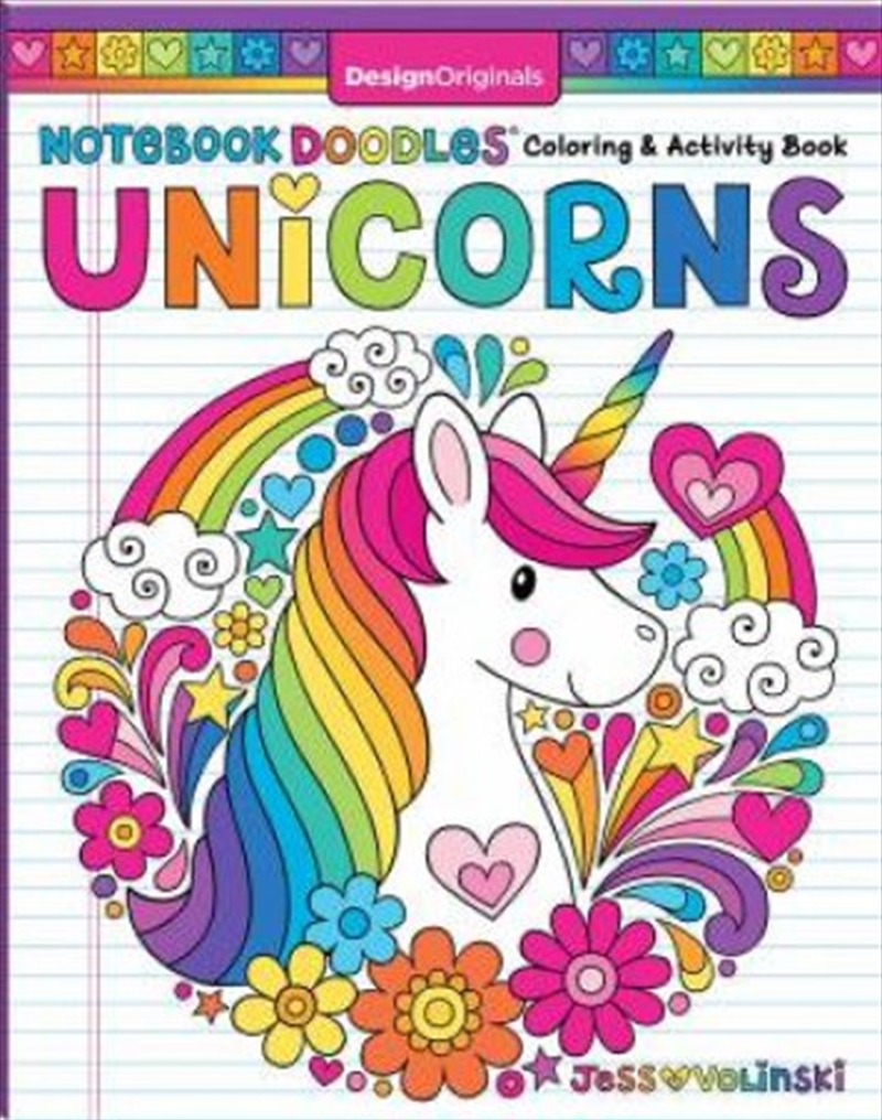 Notebook Doodles: Unicorns | Colouring Book