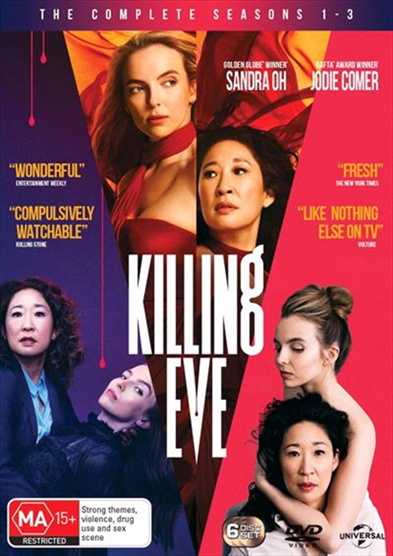 Killing Eve - Season 1-3 DVD/Product Detail/Drama