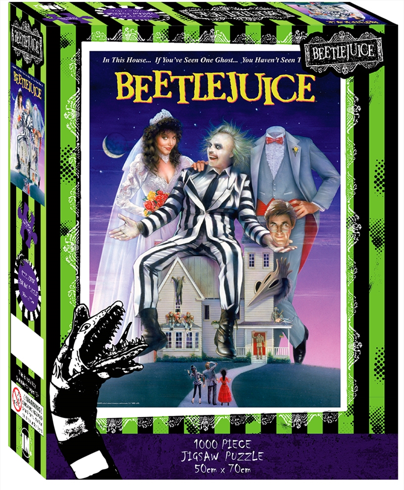 Beetlejuice Key Art 1000 Piece Puzzle, Puzzles Sanity