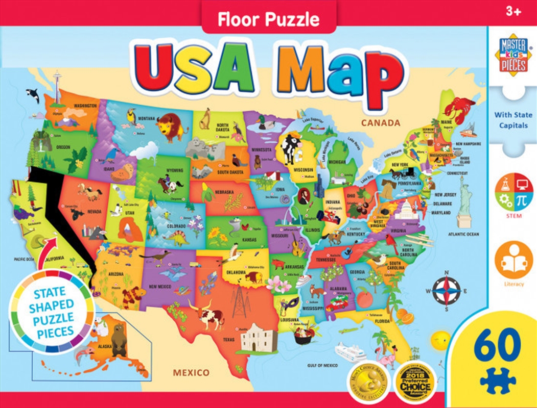 Floor USA Map Puzzle/Product Detail/Education and Kids