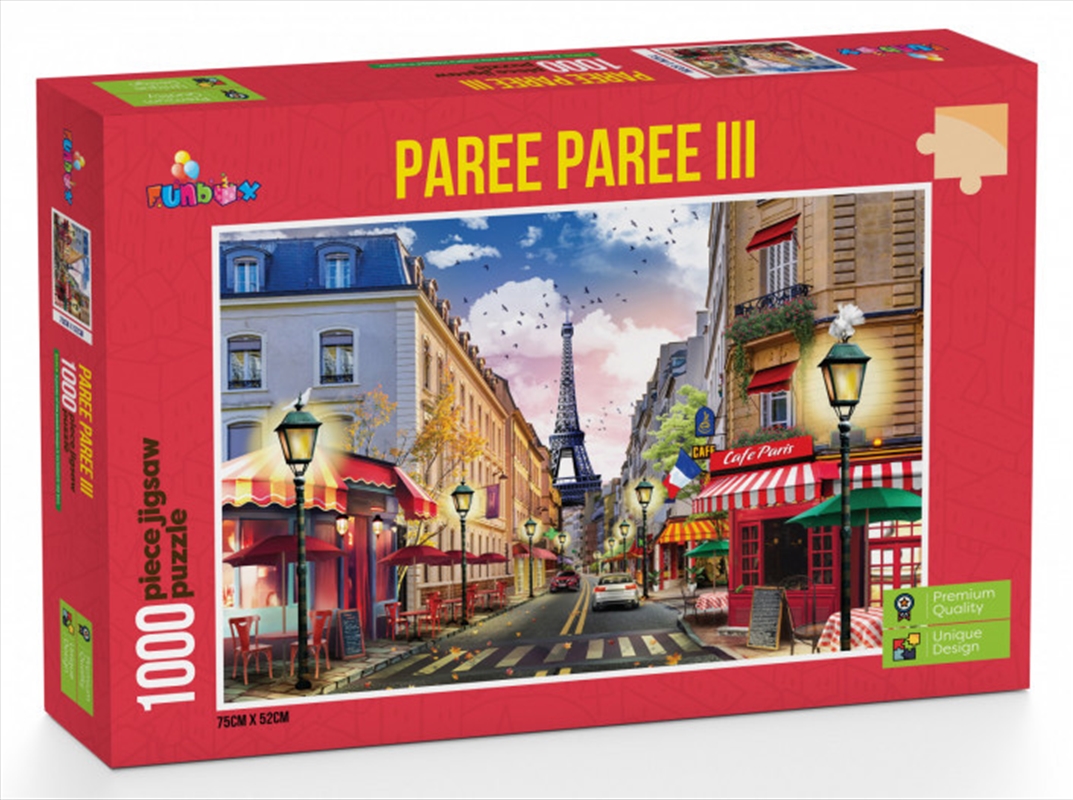 Funbox Puzzle Paree Paree Part 3 Puzzle 1,000 pieces/Product Detail/Childrens Fiction Books