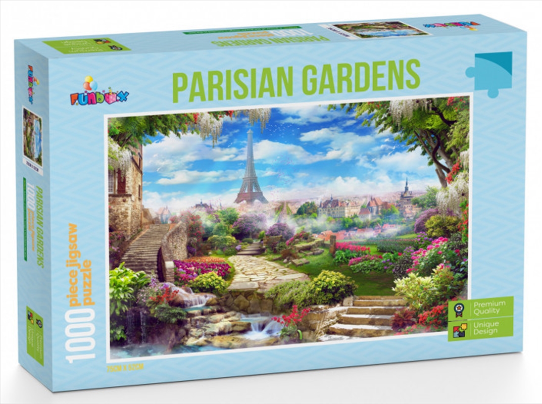 Funbox Puzzle Parisian Gardens Puzzle 1,000 pieces/Product Detail/Literature & Plays