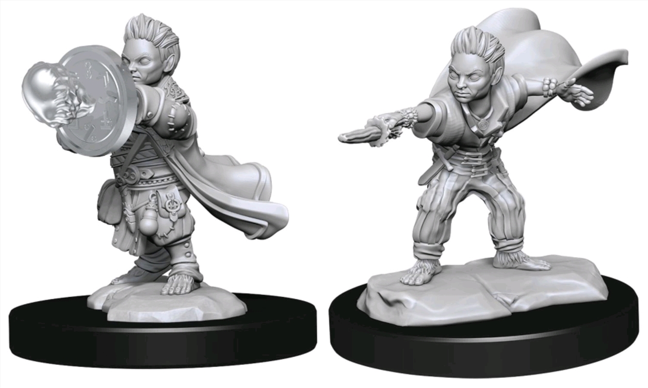 Pathfinder - Deep Cuts Unpainted Miniatures: Halfling Wizard Male/Product Detail/RPG Games