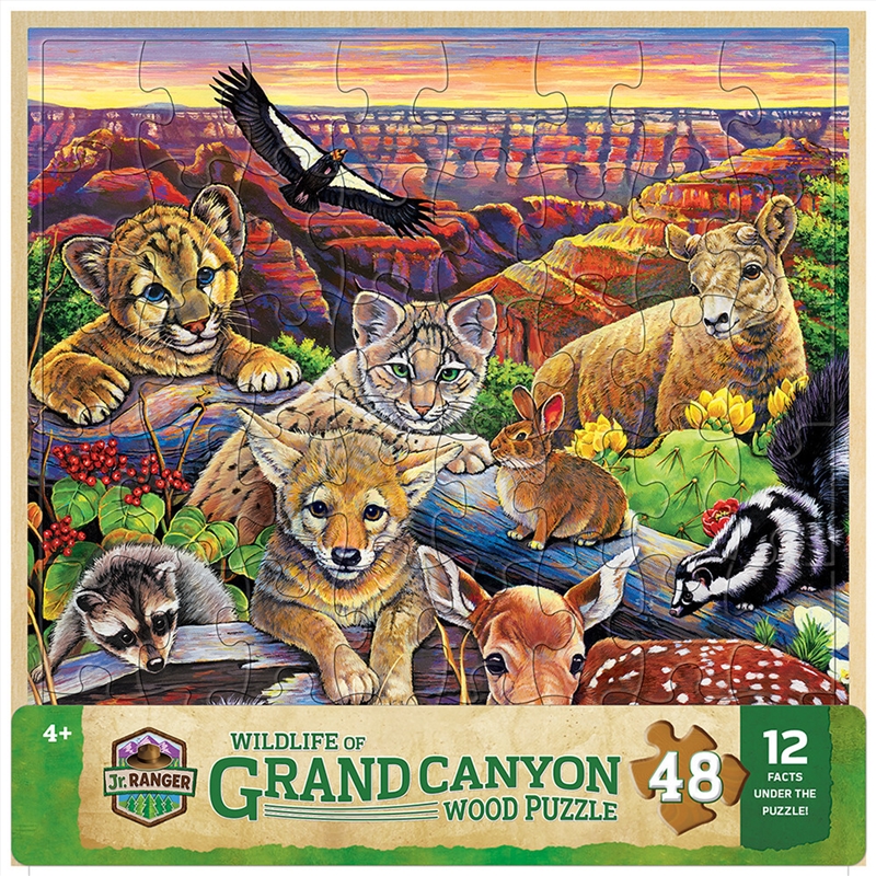 Wood Fun Facts Grand Canyon 48 Piece Puzzle/Product Detail/Education and Kids