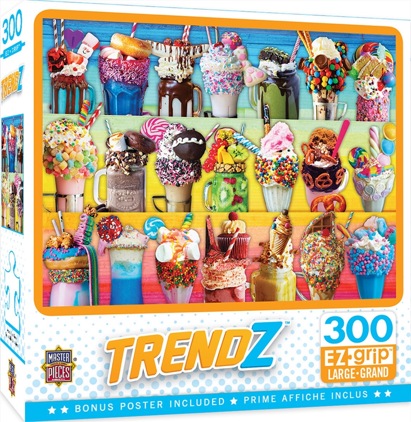Trendz Freakshakes EZ Grip 300 Piece Puzzle/Product Detail/Art and Icons