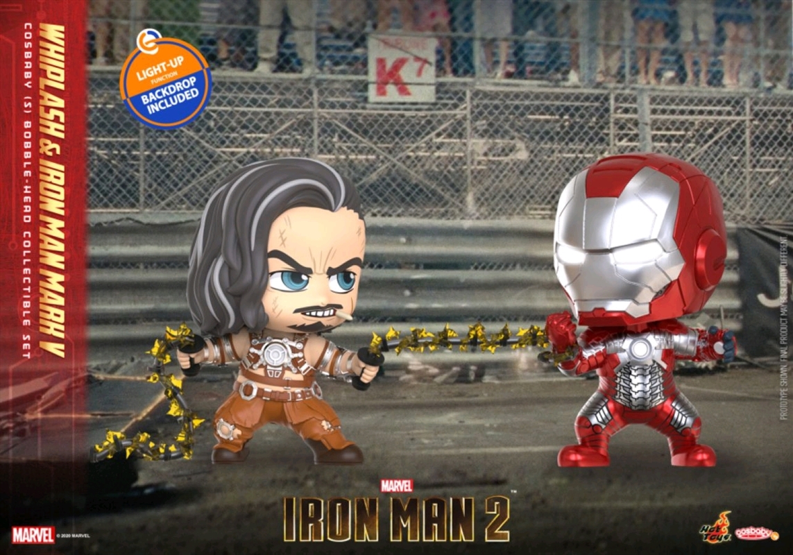Iron Man 2 - Whiplash and Iron Man Mark V Cosbaby Set/Product Detail/Figurines