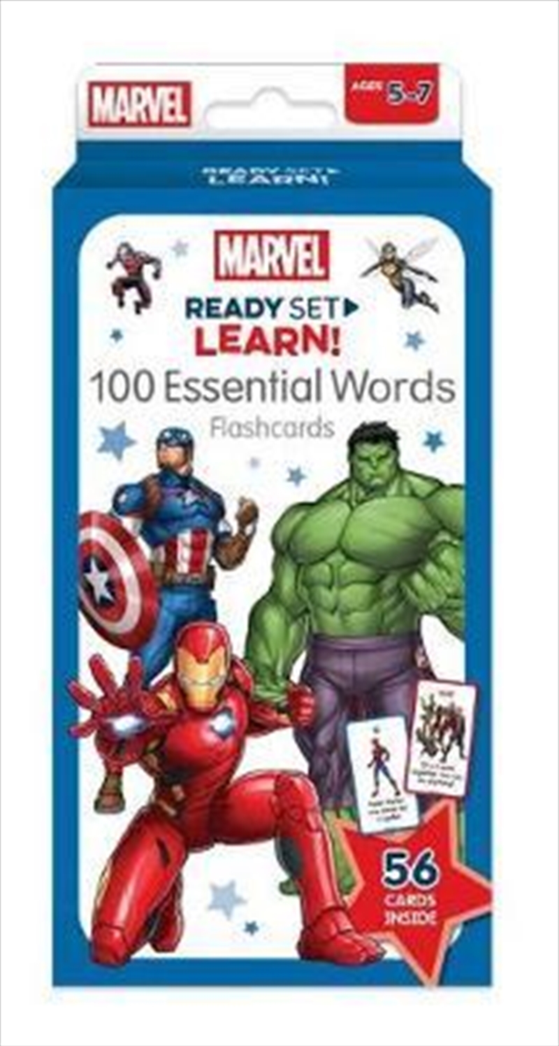 Marvel: Ready Set Learn! 100 Essential Words Flashcards/Product Detail/Children