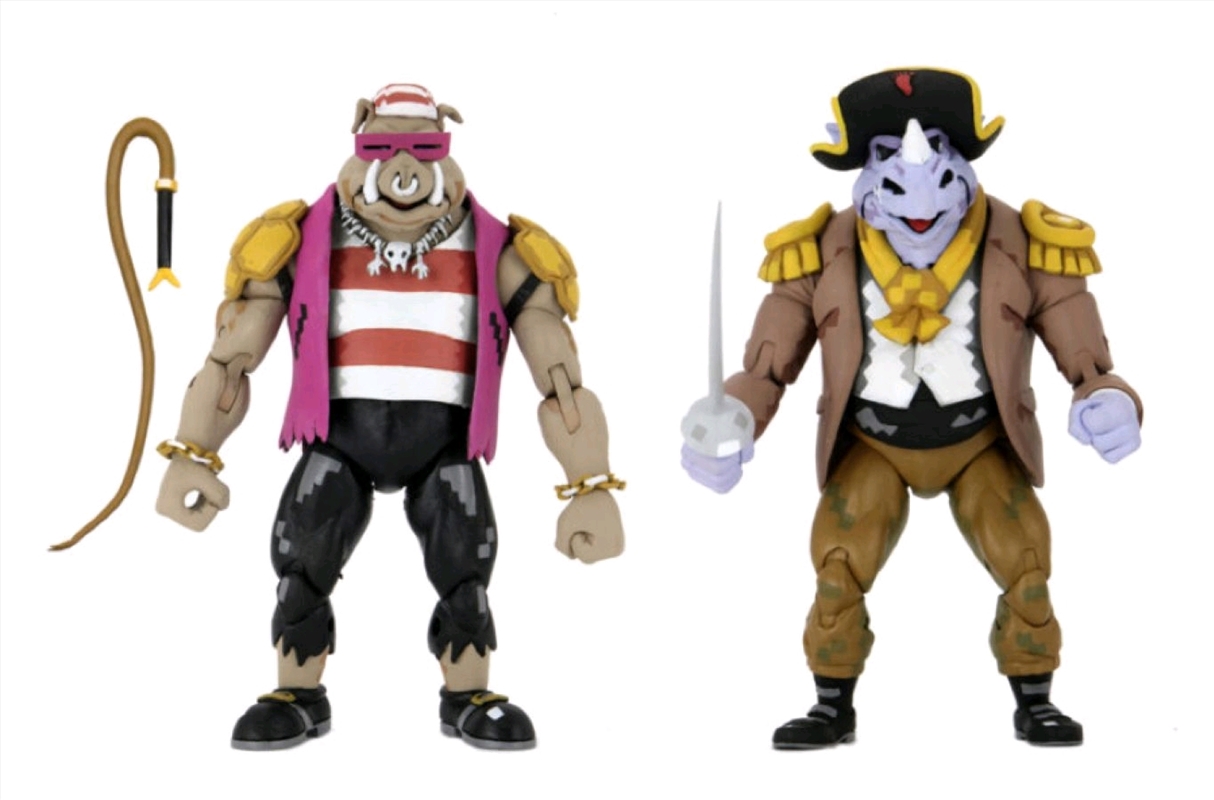 Teenage Mutant Ninja Turtles - Pirate Rocksteady & Bebop Action Figure 2-pack/Product Detail/Figurines