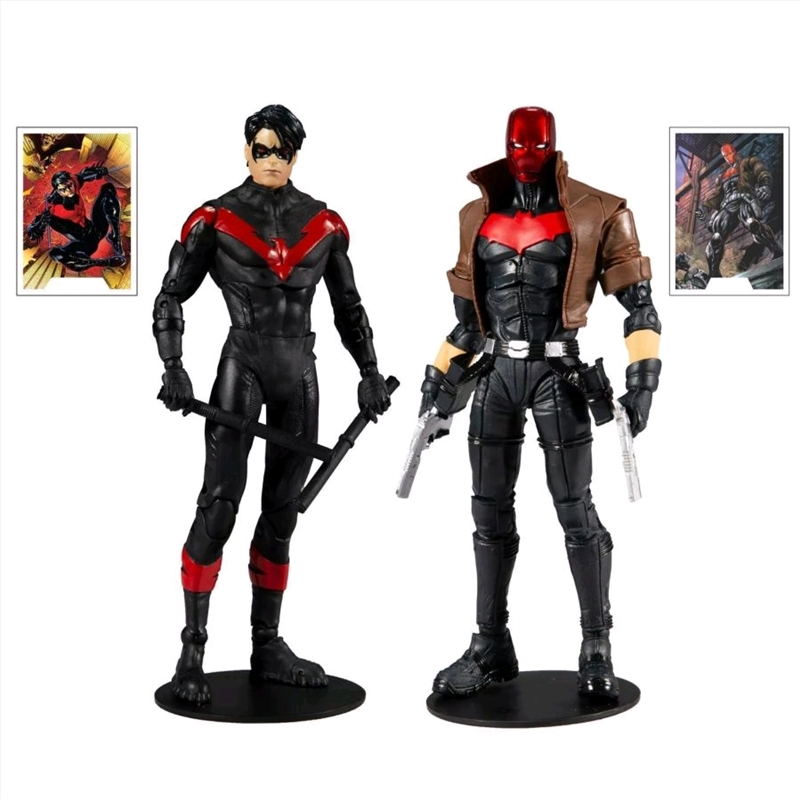 DC - Nightwing vs Red Hood 7" Action Figure 2-pack/Product Detail/Figurines