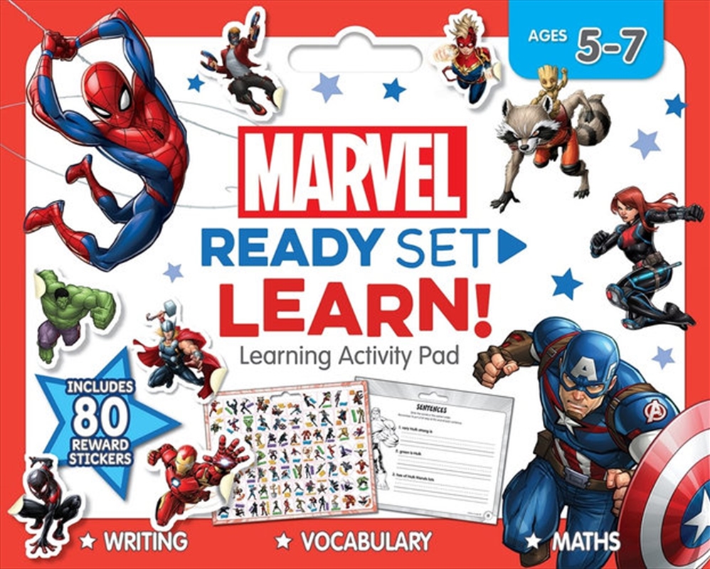 Marvel: Ready Set Learn! Learning Activity Pad/Product Detail/Arts & Crafts Supplies