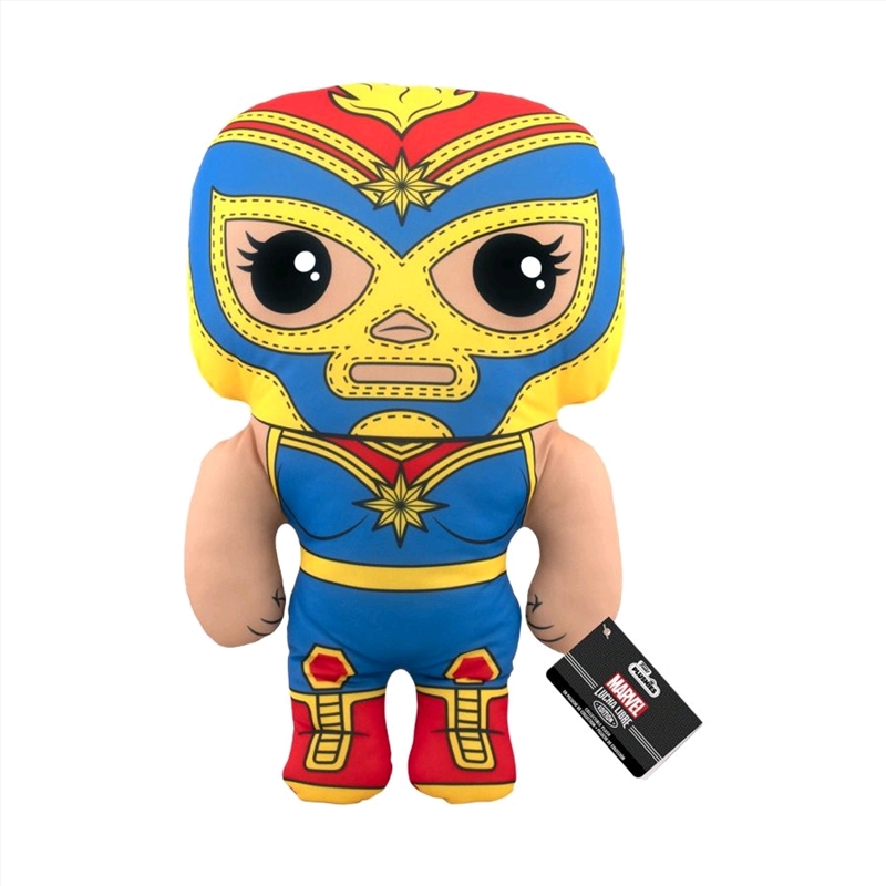Captain Marvel - Luchadore Captain Marvel 17" Plush/Product Detail/Plush Toys