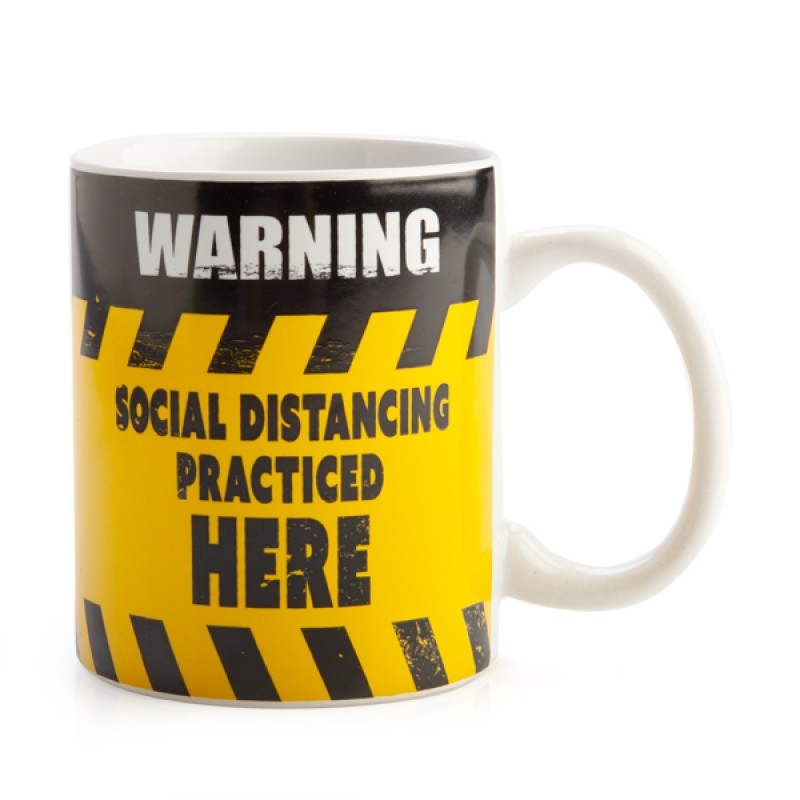 Social Distancing Warning Sign Coffee Mug/Product Detail/Mugs