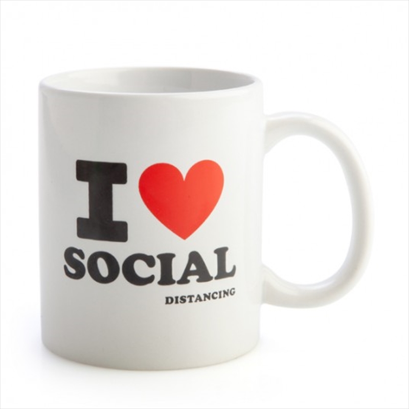 I Heart Social Distancing Coffee Mug/Product Detail/Mugs