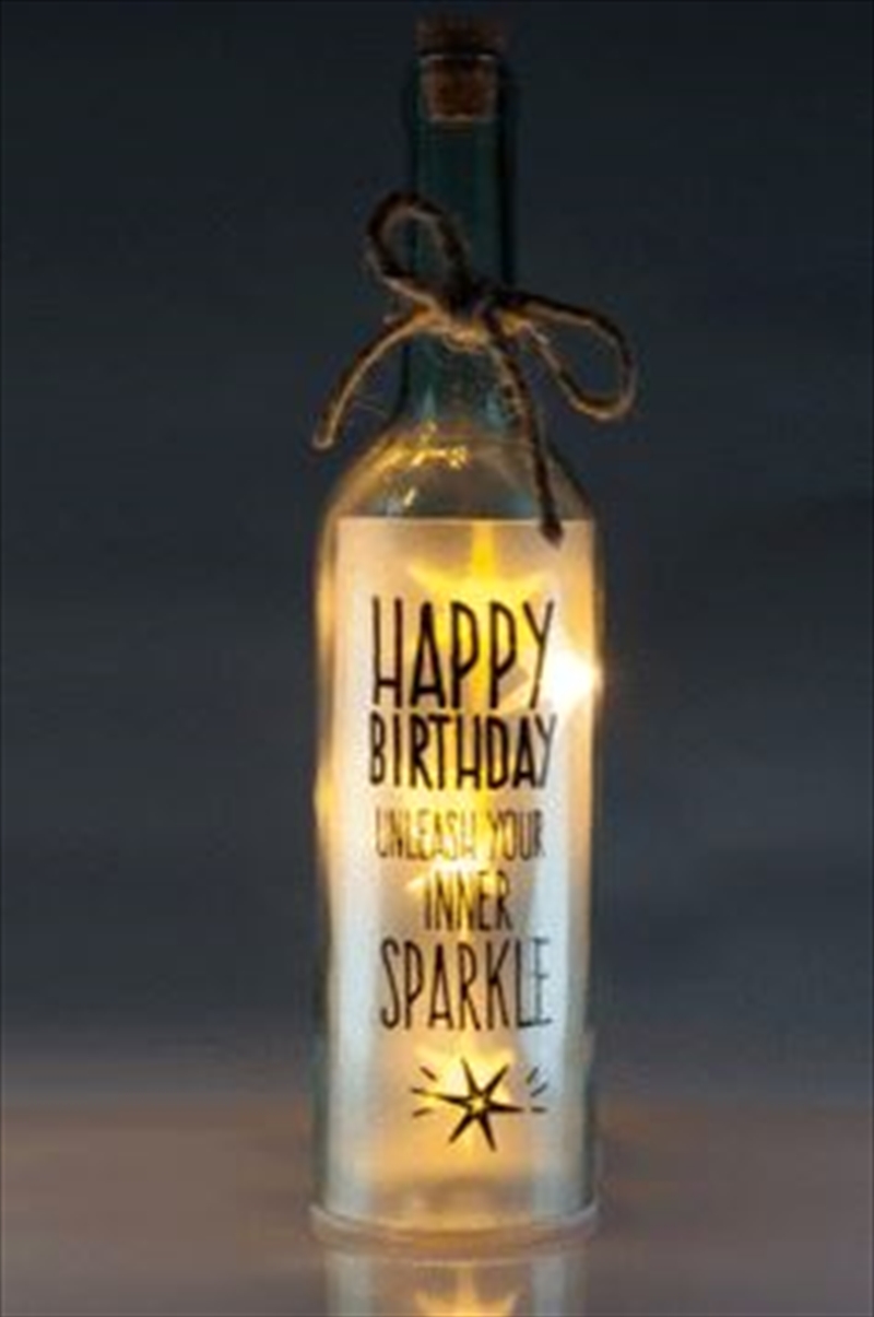 Wishlight Bottle Happy Birthday Sanity