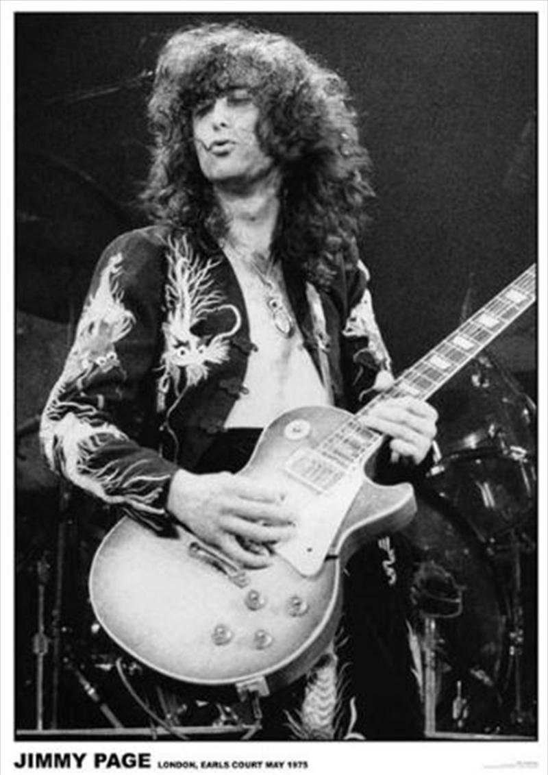 Led Zeppelin Jimmy Page/Product Detail/Posters & Prints