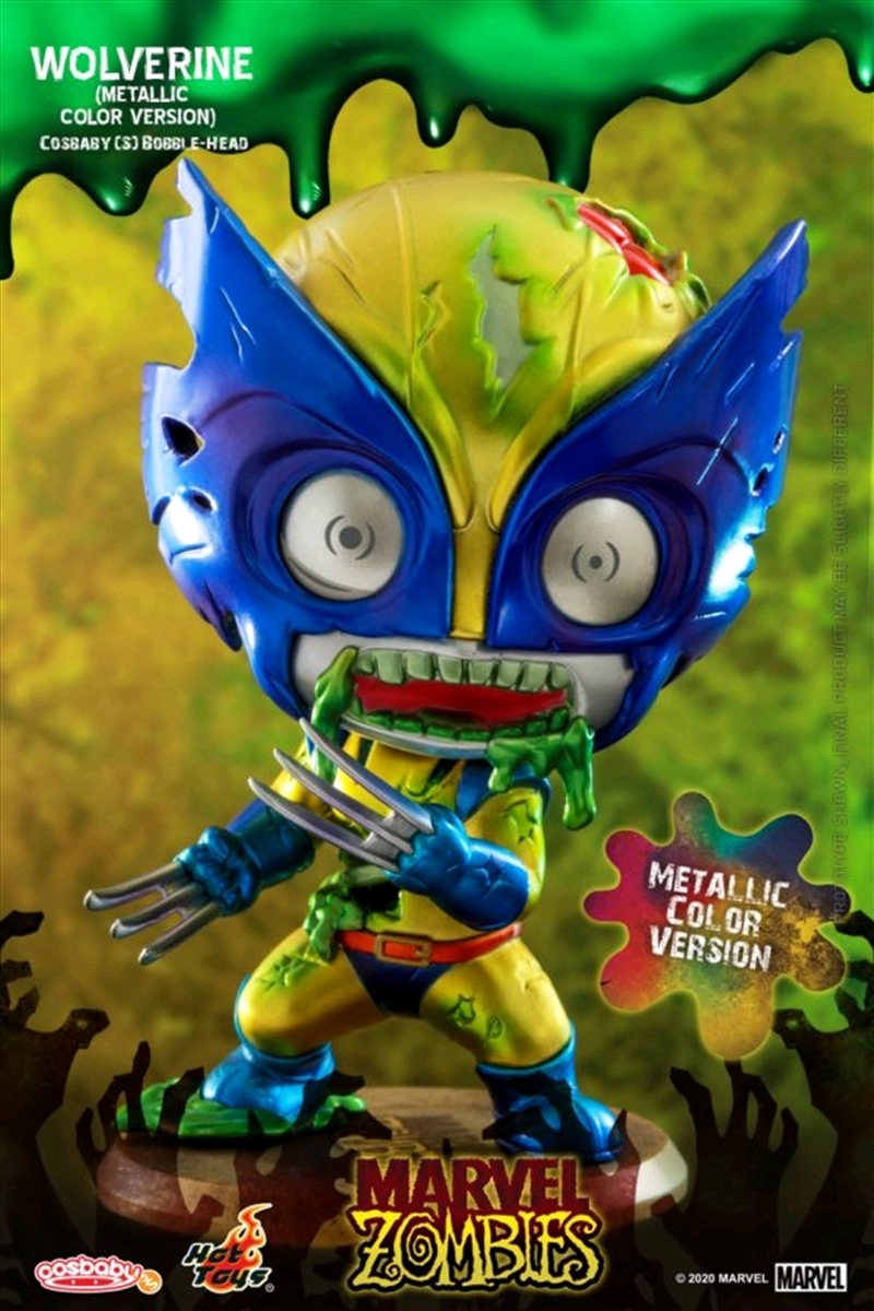 Marvel Zombies Wolverine Metallic Cosbaby, Figurines & Statues Sanity