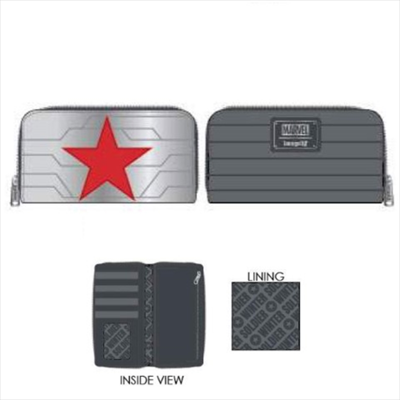 Loungefly - Captain America - Winter Soldier Costume Purse/Product Detail/Wallets