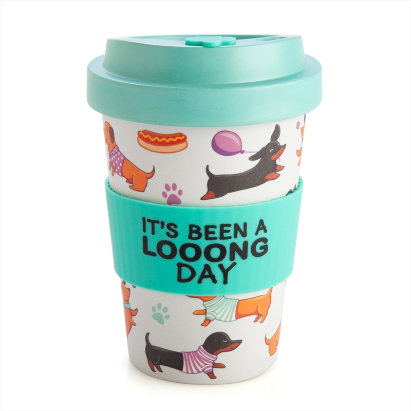 Dachshund Eco To Go Bamboo Cup - It's Been A Long Day/Product Detail/To Go Cups
